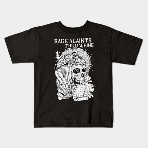 RAGE AGAINST THE MACHINE MERCH VTG Kids T-Shirt by citrus_sizzle